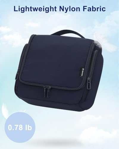 Relavel Hanging Toiletry Bag for Men, Travel Makeup Bag for Women - Image 7