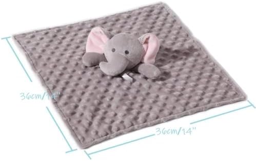 CREVENT Cozy Plush Baby Security Blanket, Loveys - Image 3