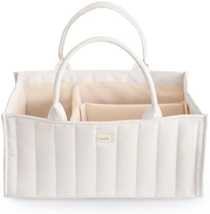 mushie Baby Diaper Caddy | Newborn Essentials Organizer by mushie