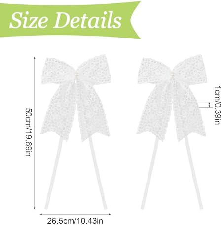 4Pcs Small Flower Bow Curtain Tiebacks, Elegant Bow Butterfly Curtain Tiebacks - Image 2