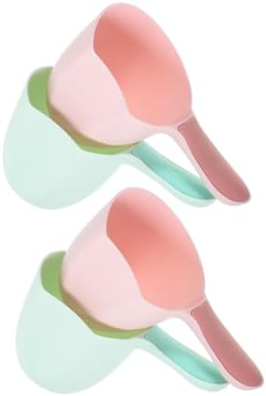 4pcs Plastic Water Ladle with Handle by Abaodam