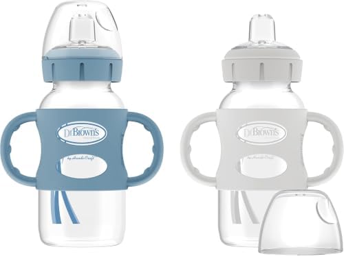 Dr. Brown's Milestones Wide-Neck Sippy Spout Bottle by Unknown