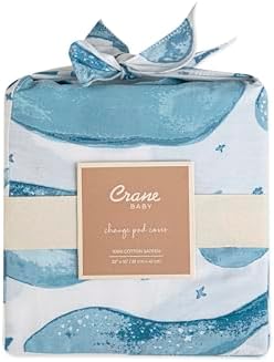 Crane Baby Quilted Changing Pad Cover - Image 5