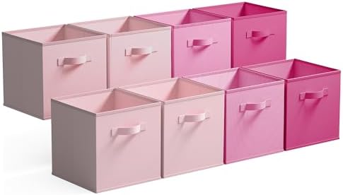GRANNY SAYS 11 Inch Fabric Cube Storage Bins by GRANNYSAYS