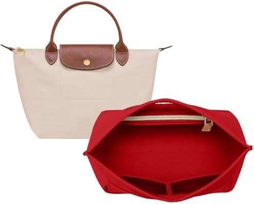 OPPOSHE Purse Organizer Insert for Longchamp Le Pliage, Premium Felt Long Champ by OPPOSHE