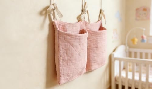 Bedside hanging bag for storing baby milk bottles and blankets - Image 6
