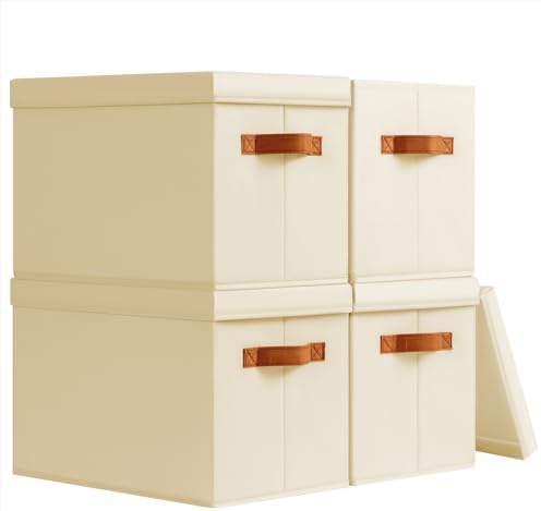 Homsorout Storage Bins with Lids by Homsorout