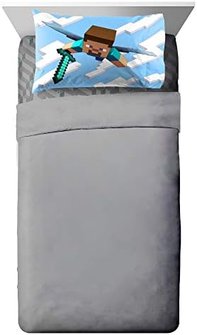 Minecraft Creeper Full Size Comforter Set 7 Piece Kids Bedding - Image 3