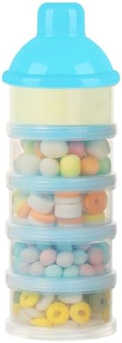 Accmor Formula Dispenser On The Go, 5 Compartments Stackable Formula Container - Image 4