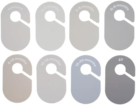 3 Sprouts Baby Closet Dividers, Newborn to 2T, 8 Piece Set - Image 6