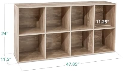 Best Choice Products 8-Cube Storage Organizer, 11in Shelf Opening, Display Shelf - Image 3