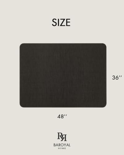 Baroyal Office Chair Mat for Hardwood Floor Under Desk Computer Rolling Chair - Image 6