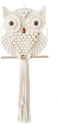 Achart Owl Macrame Wall Hanging-Hand Woven Boho Tapestry-Macrame Wall Decor by Achart