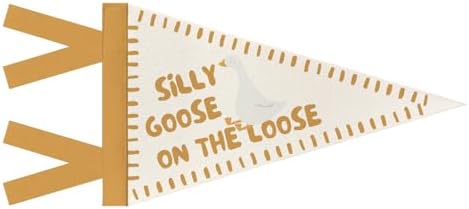 Nursery Toddler Room Wall Decor Silly Goose Pennant Banner Flags by Unknown