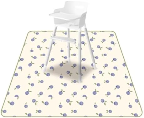Baby Splat Mat for Under High Chair, 51 x 51 Inch Waterproof Splash Mat by Opgroeie