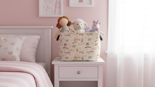 CLOCOR Rectangular Storage Basket, Collapsible Cute Pattern Storage Bin - Image 4