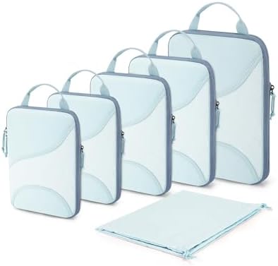 Bagsmart Compression Packing Cubes, Travel Bag Cruise Ship Essentials by BAGSMART