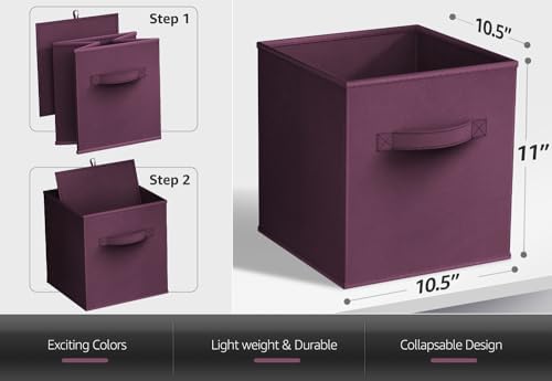 Sorbus Fabric Storage Cubes - Image 3