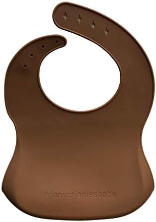 Denver James Silicone Feeding Bibs | Dishwasher Safe. Waterproof. Adjustable. - Image 4