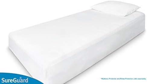 SureGuard Smooth Waterproof Mattress Protector, Twin Size Mattress Cover - Image 5