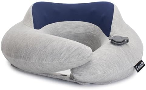 Keemall Inflatable Travel Neck Pillow Plane, 3rd Generation Double Comfort by Keemall