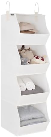 StorageWorks Basics Hanging Closet Organizer, Foldable Storage Organizer by StorageWorks