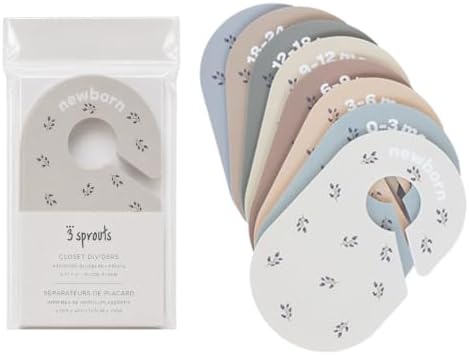 3 Sprouts Baby Closet Dividers, Newborn to 2T, 8 Piece Set - Image 5