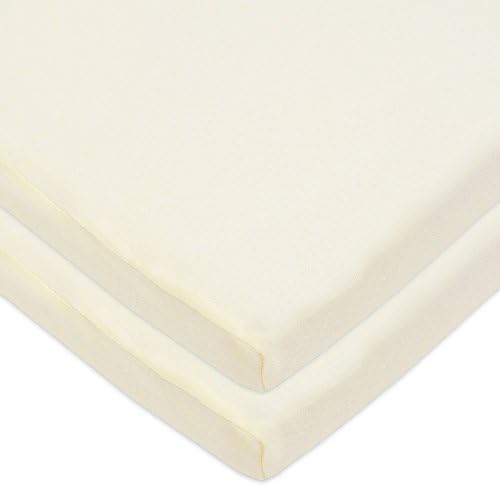 American Baby Company 2 Pack 100% Natural Cotton Fitted Cradle/Bassinet Sheets by AmericanBabyCompany