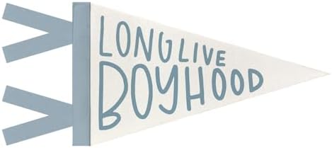 Boys Nursery Playroom Bedroom Wall Decor Boyhood Pennant Banner Flags by Unknown