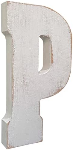 ABELOTS Large Wood Alphabet Wall Decor Monogram Letter - Image 2