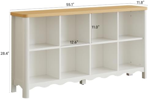 ONBRILL 8 Cube Bookcase, Bookshelf and Toy Storage Organizer - Image 2