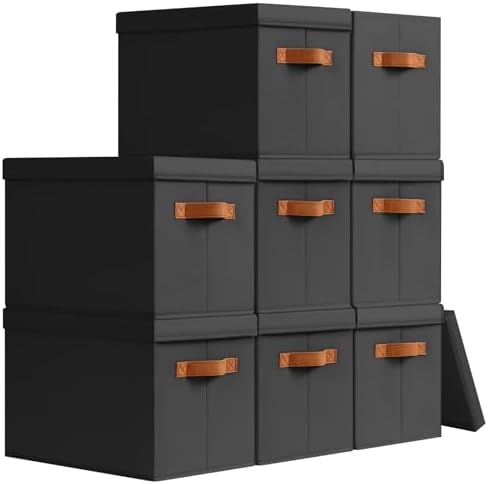 Homsorout Storage Bins with Lids by Homsorout