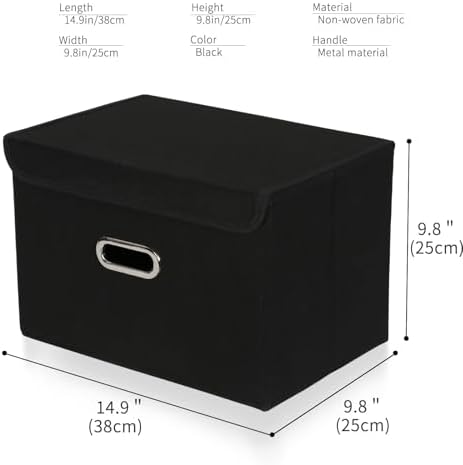8-Pack Large Collapsible Storage Bins - Image 2