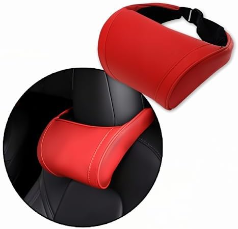 Car Headrest Neck Pillow Support Memory Foam Ergonomic Design Accessory by CoolKo