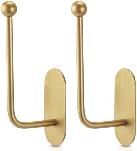 CroBlissful 2 Pcs Adhesive Curtain Holdbacks No Drill Window Hook - Image 6
