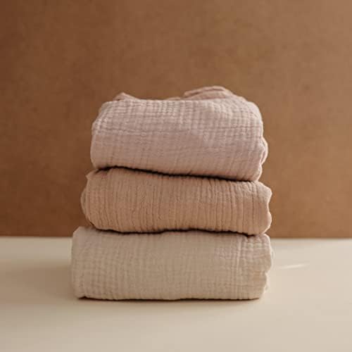 mushie Extra Soft Muslin Fitted MINI Crib Sheet | 24"x 38" - Image 3