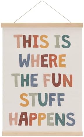 Boho Wall Hanger Nursery Decor, Playroom Essentials by Unknown