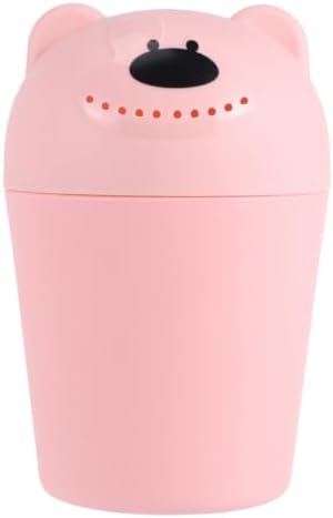 Cartoon Bear Baby Bath Rinse Cup Shampoo Scoops PP Pink by HONMEET