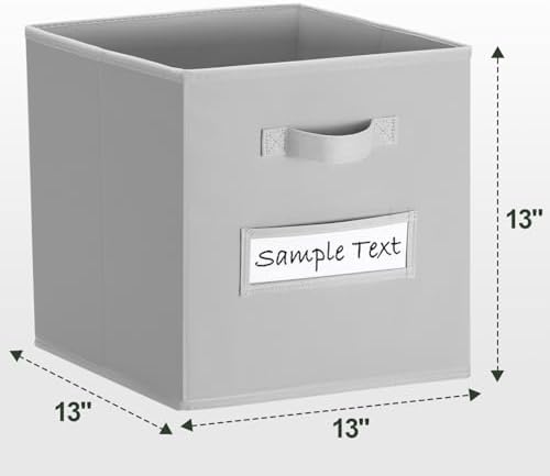 13x13 storage cube bins Foldable Fabric storage cubes - Image 2