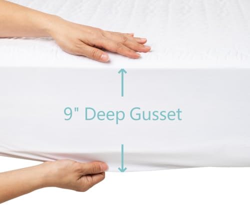 American Baby Company Waterproof Fitted Crib Mattress Protector 52" x 28" - Image 6