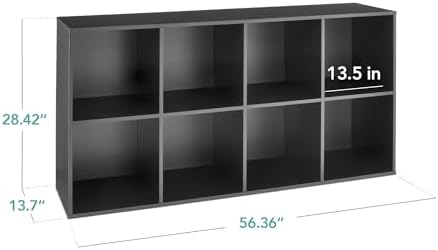 Best Choice Products 8-Cube Storage Organizer, 13.5in Shelf Opening, Display - Image 2