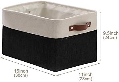 DECOMOMO Storage Bins, Large Fabric Storage Baskets - Image 3