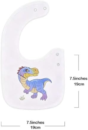 Maiwa 6 Pack Waterproof Cotton Baby Bibs - Image 2