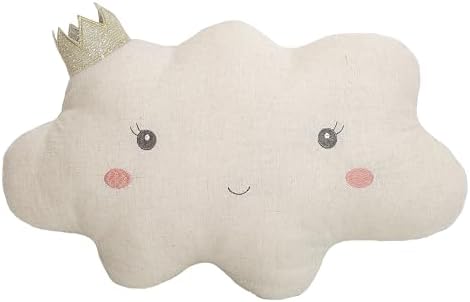 MON AMI Reine Cloud Shaped Throw Pillow, 16x10-Inch Cozy Cushion Gift by MonAmi