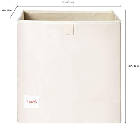 3 Sprouts Toy Storage Cube Bin, Foldable Storage Box - Image 2