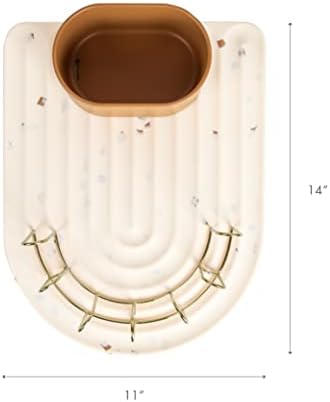 Boon ARC Modular Baby Bottle Drying Rack — Includes Silicone Drying Mat - Image 7