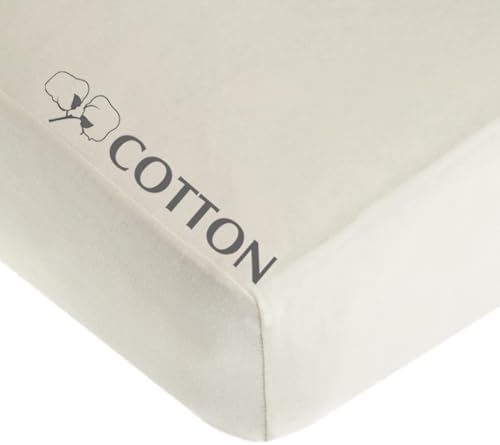 American Baby Company Cotton Fitted Crib Sheet 52x28" - Image 2