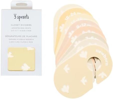 3 Sprouts Baby Closet Dividers, Newborn to 2T, 8 Piece Set - Image 5