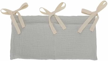Cotton Baby Bedside Hanging Storage Bag, 2 Pockets Organizer by YeeMan