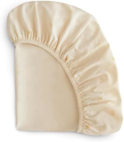 mushie Stretchy & Soft Crib Sheet | Fitted 28" x 52" by mushie